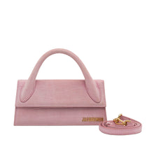Jacquemus | Pre-Owned Suede Embossed Le Chiquito Long | Pink