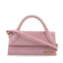 Jacquemus | Pre-Owned Suede Embossed Le Chiquito Long | Pink