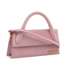 Jacquemus | Pre-Owned Suede Embossed Le Chiquito Long | Pink