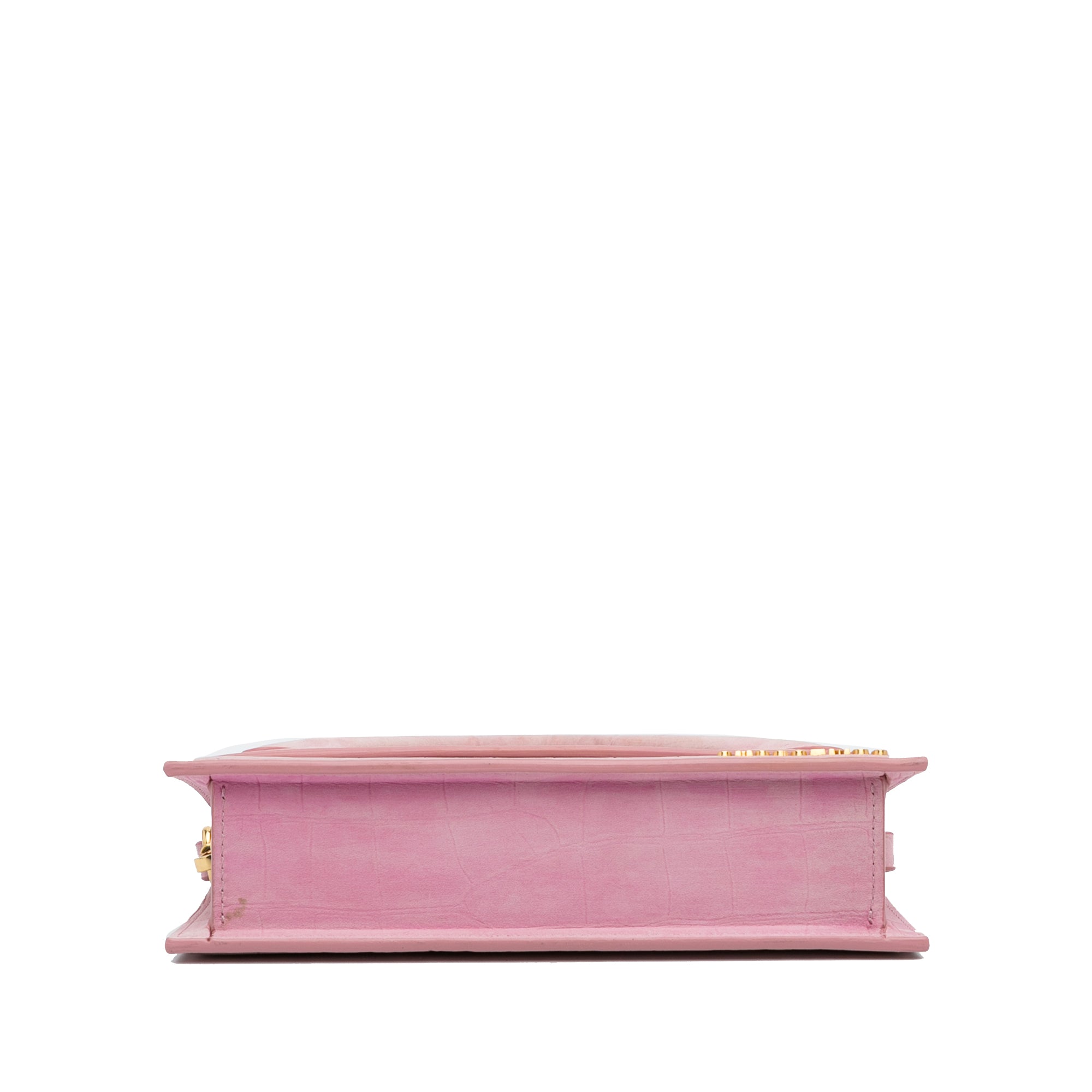 Jacquemus | Pre-Owned Suede Embossed Le Chiquito Long | Pink