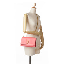 Saint Laurent | Pre-Owned Medium Grain De Poudre Monogram Kate Crossbody | Pink