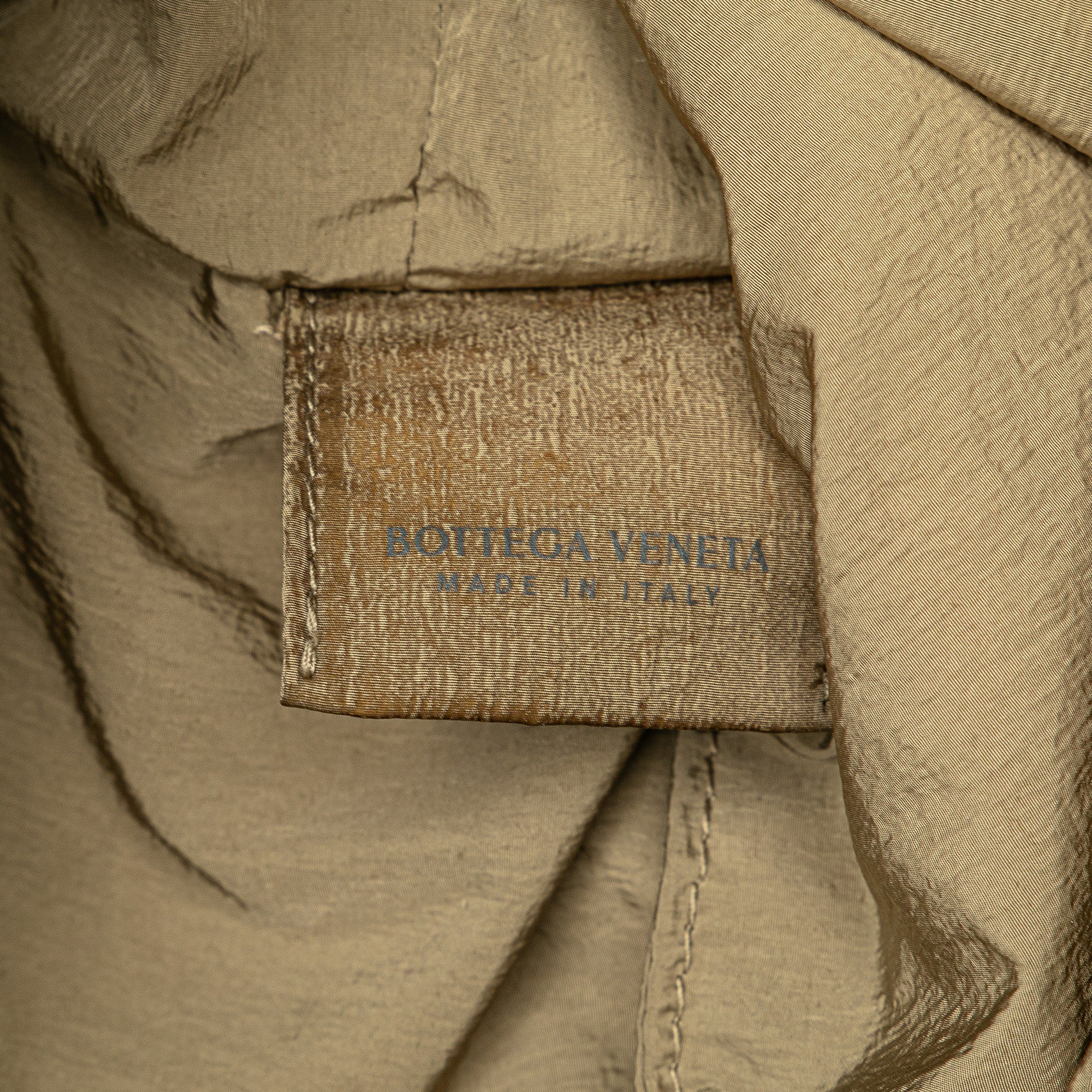 Bottega Veneta | Pre-Owned Satin Crossbody | Brown