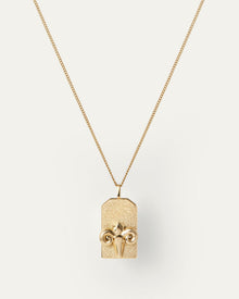 The Aries Zodiac Pendant Necklace | 14K Gold-Plated Steel