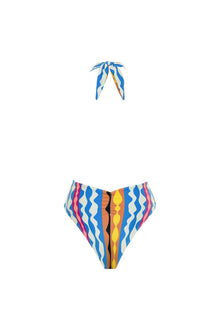 Tropez Tie Up One Pice | Abstract