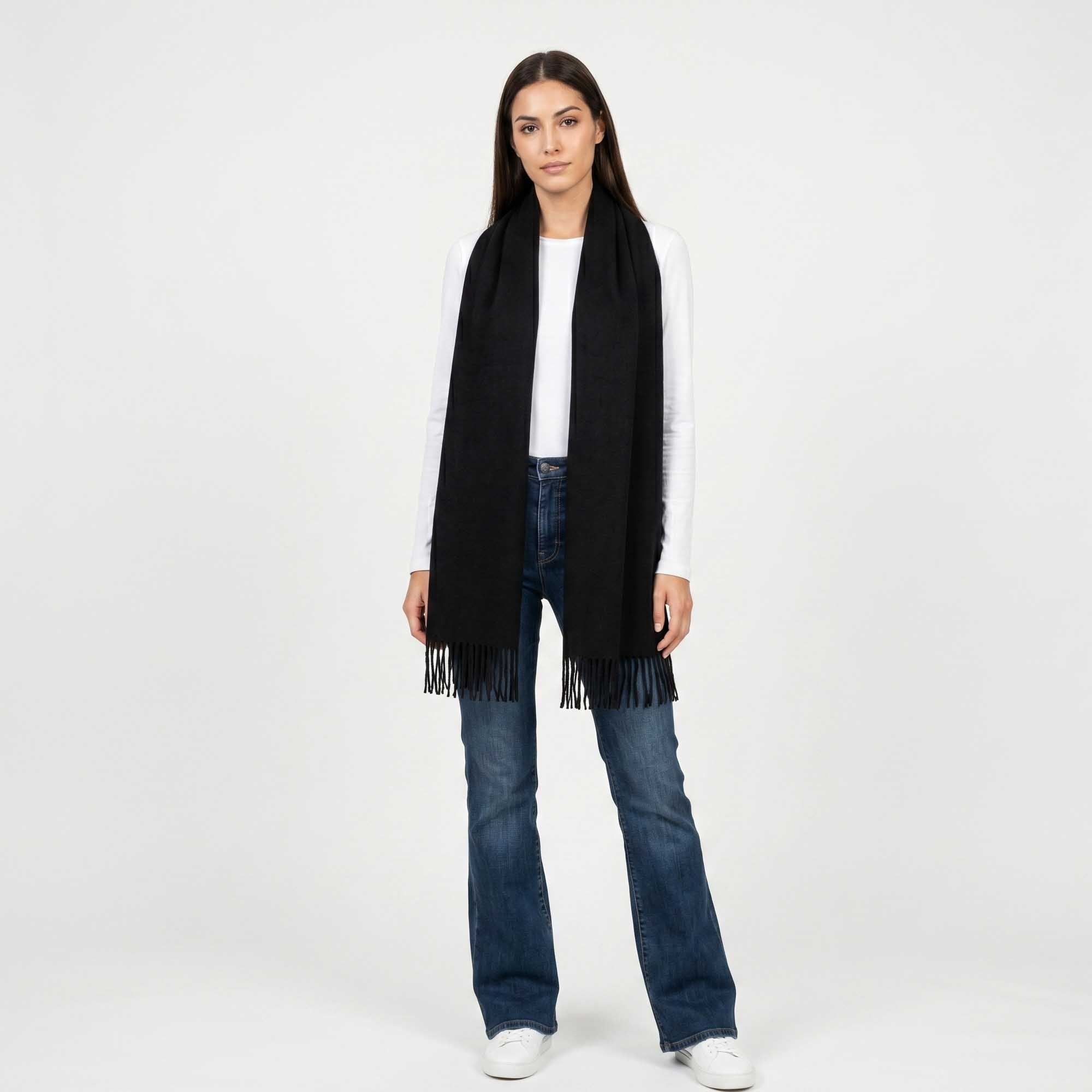 Unisex | Maxi Wrap | Solid Jet Black