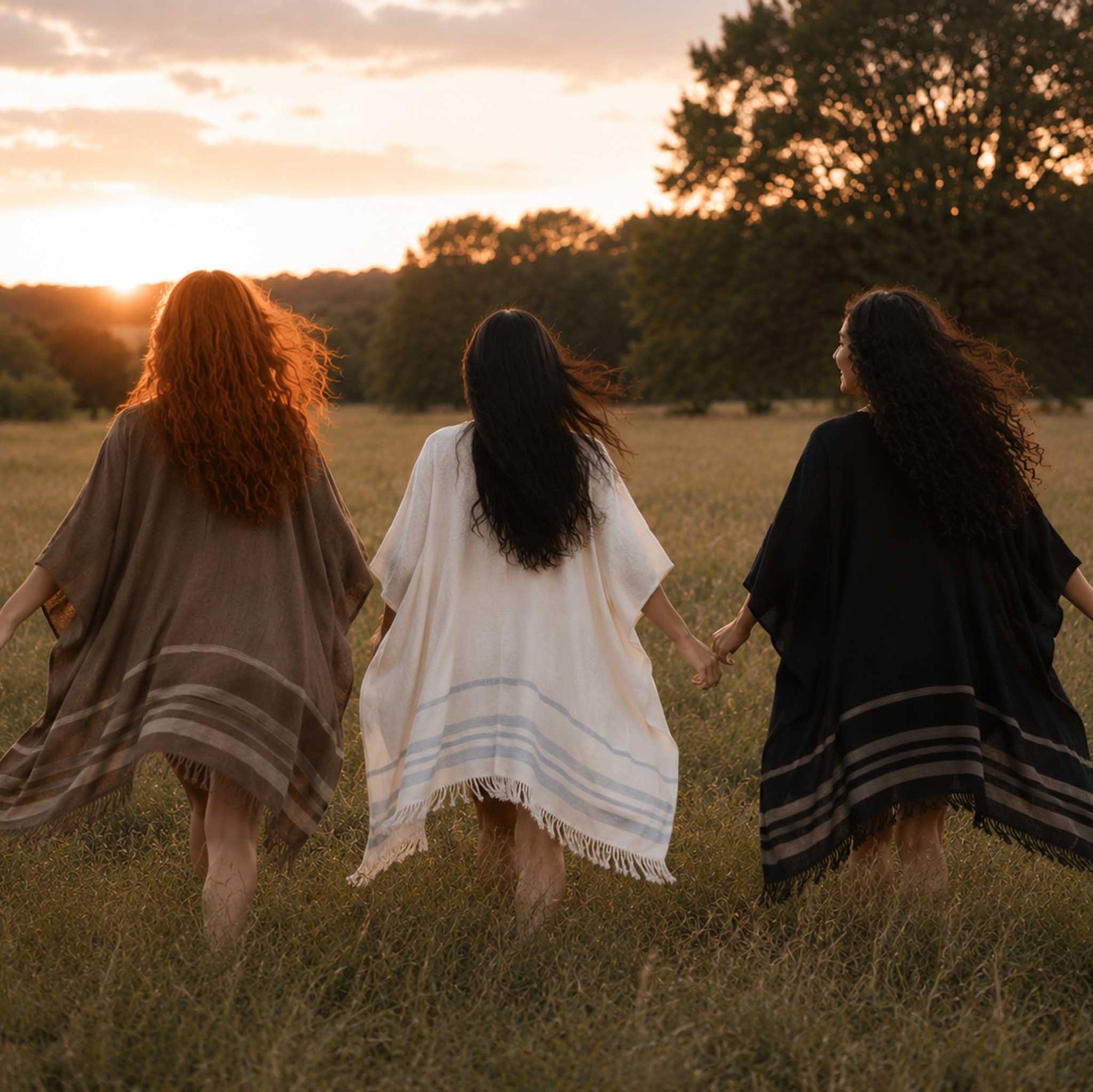 Women | Sail Kimono | Mocha / Barley