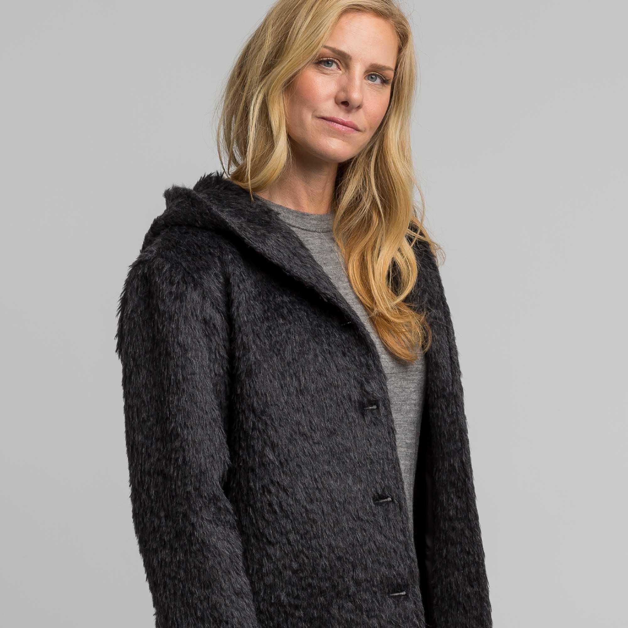 Women | Finn Coat | Black Melange