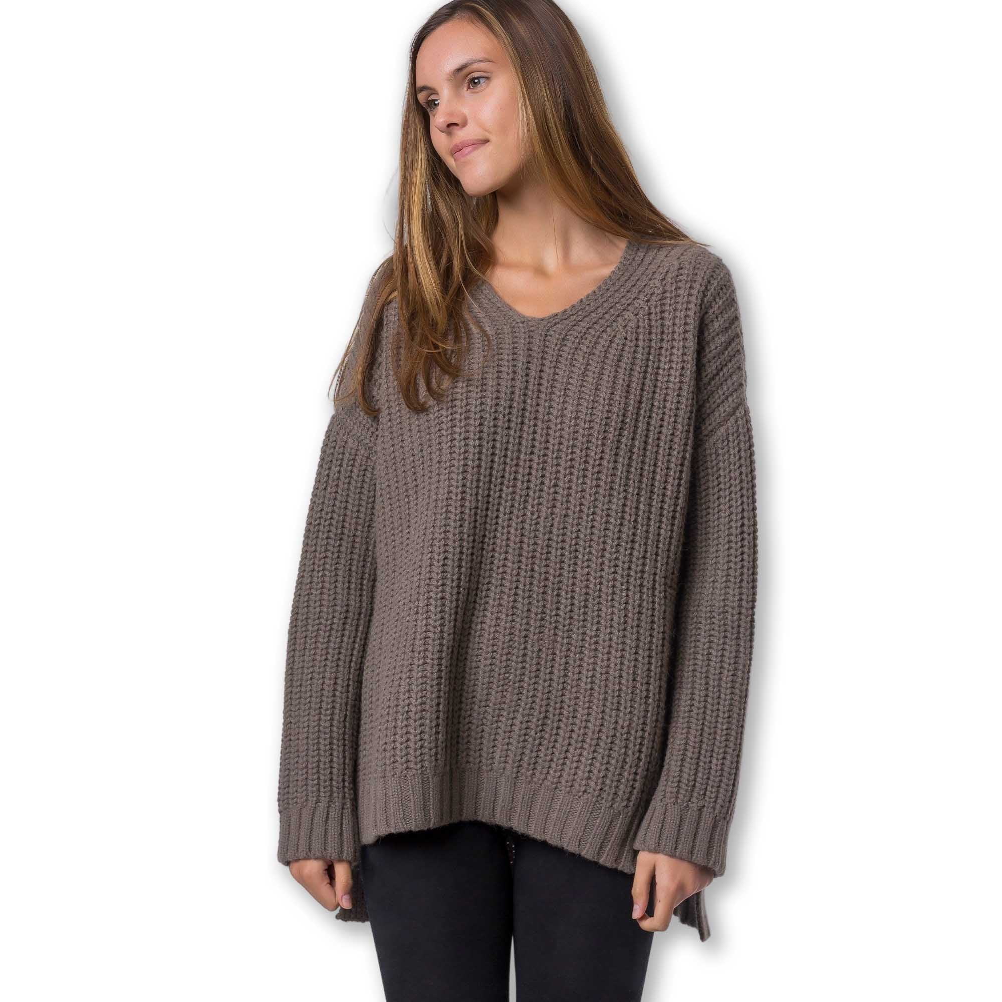 Womens | Oversized Sweater | Mocha
