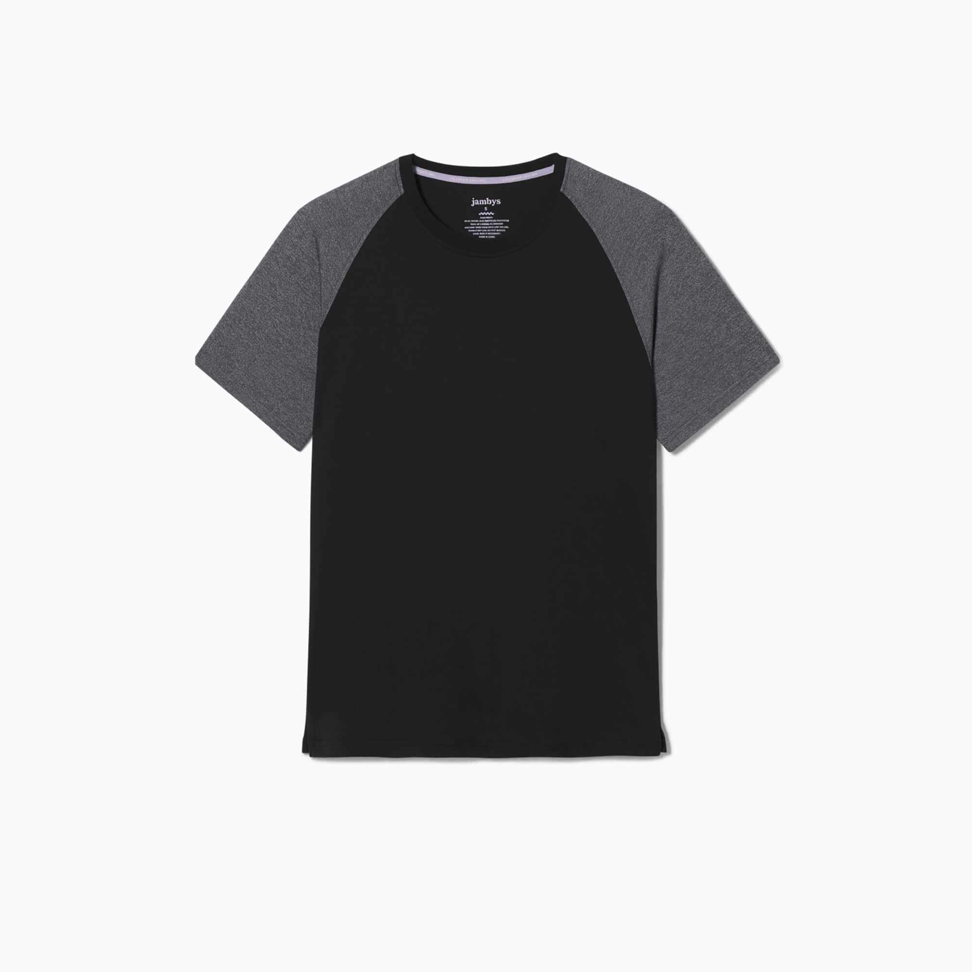 Featherweight Modal Tee | Black/Heather Gray