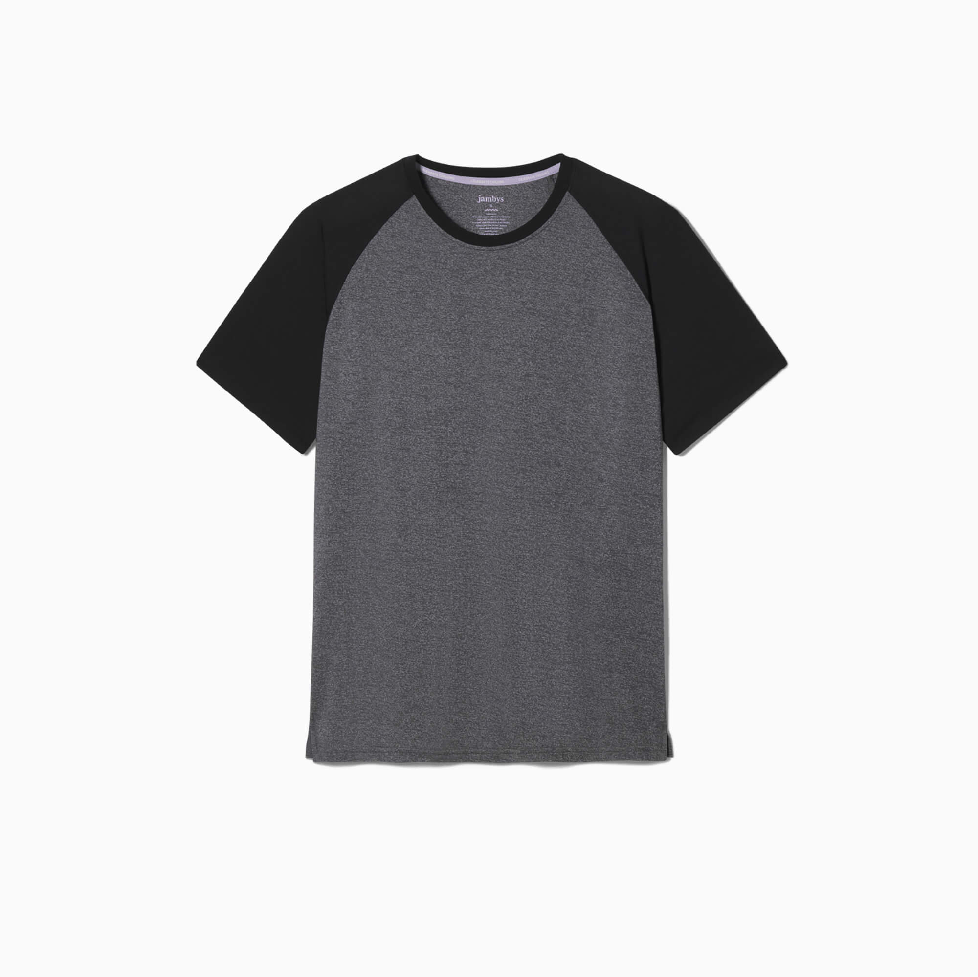 Featherweight Modal Tee | Heather Gray/Black