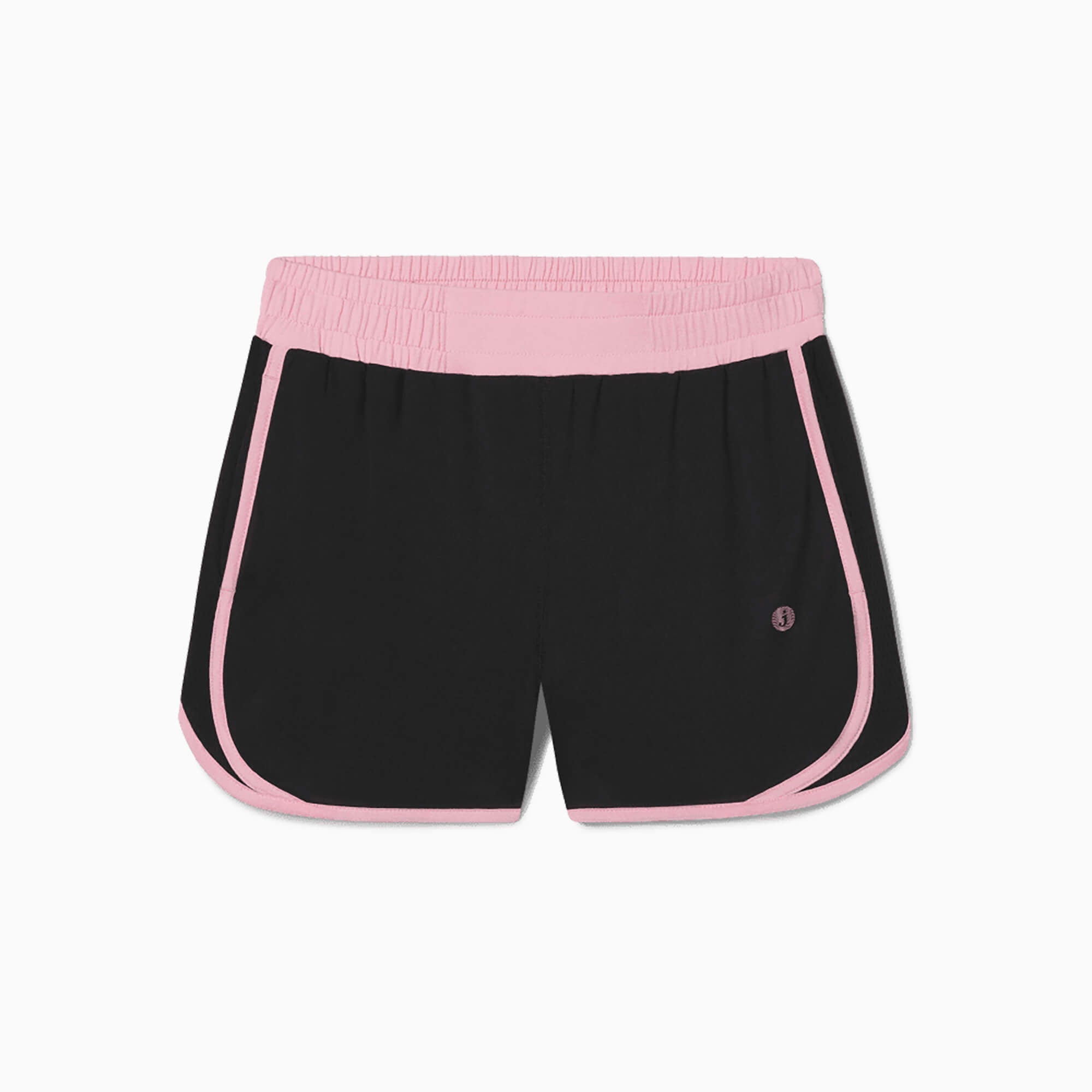 Featherweight Modal Lounge Shorts | Black/Flamingo