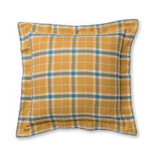 Aberdeen Euro Pillow | French Yellow / Teal