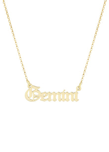 Astrology Necklace | 14K Gold Plated