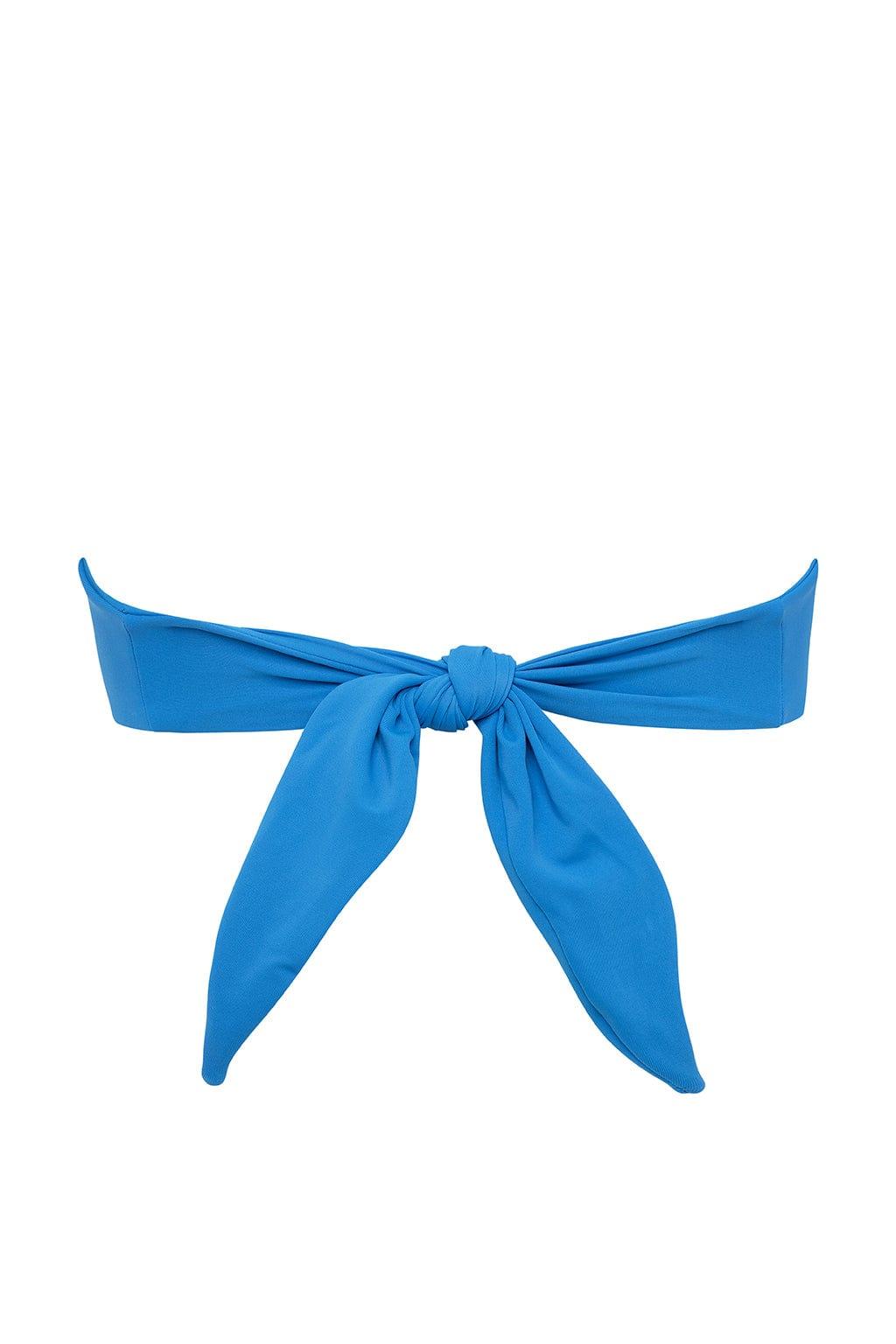 Tori Ties Bandeau Bikini Top | Asul Cream Binded