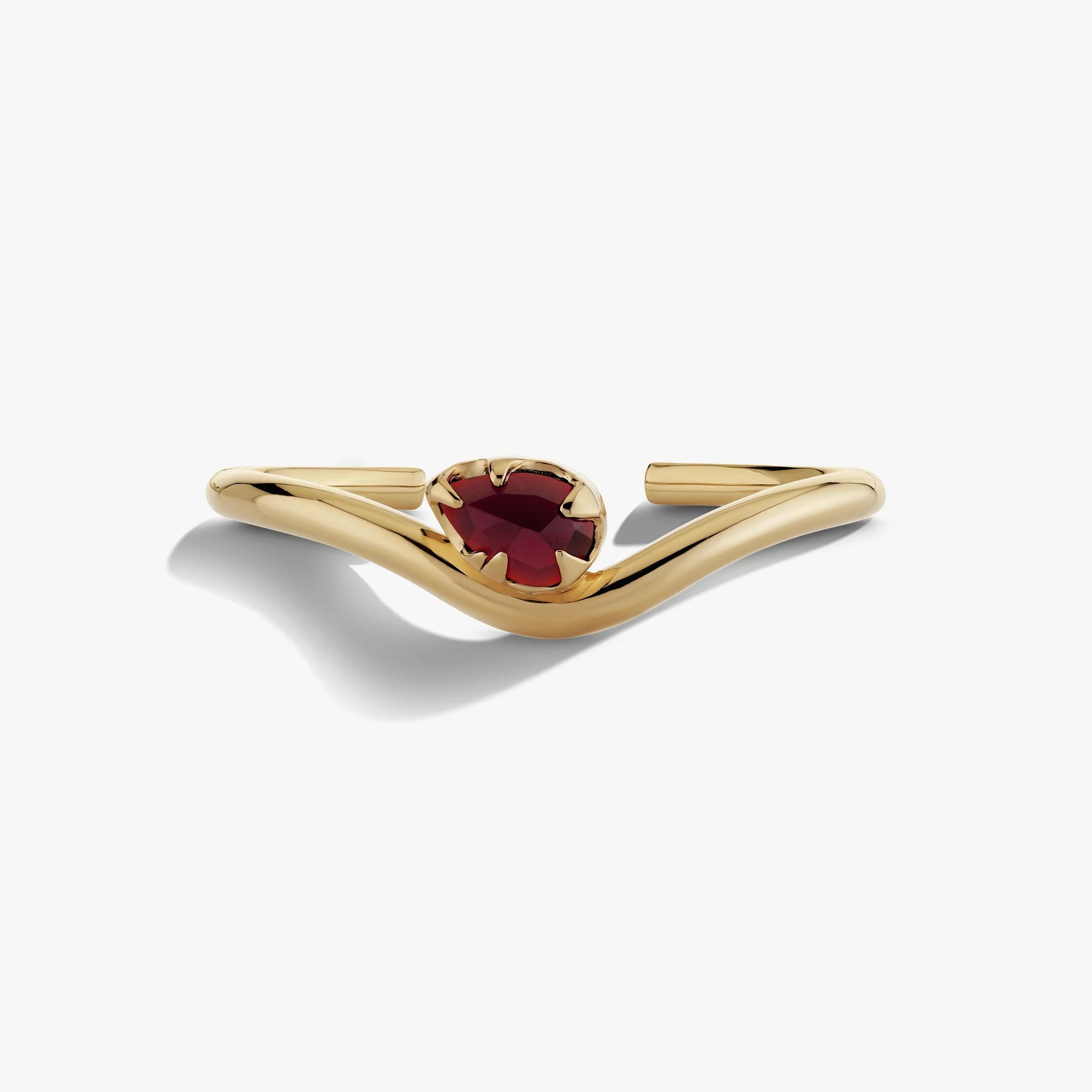 Awe Inspired  Bracelets Molten Statement Gemstone Cuff Bracelet