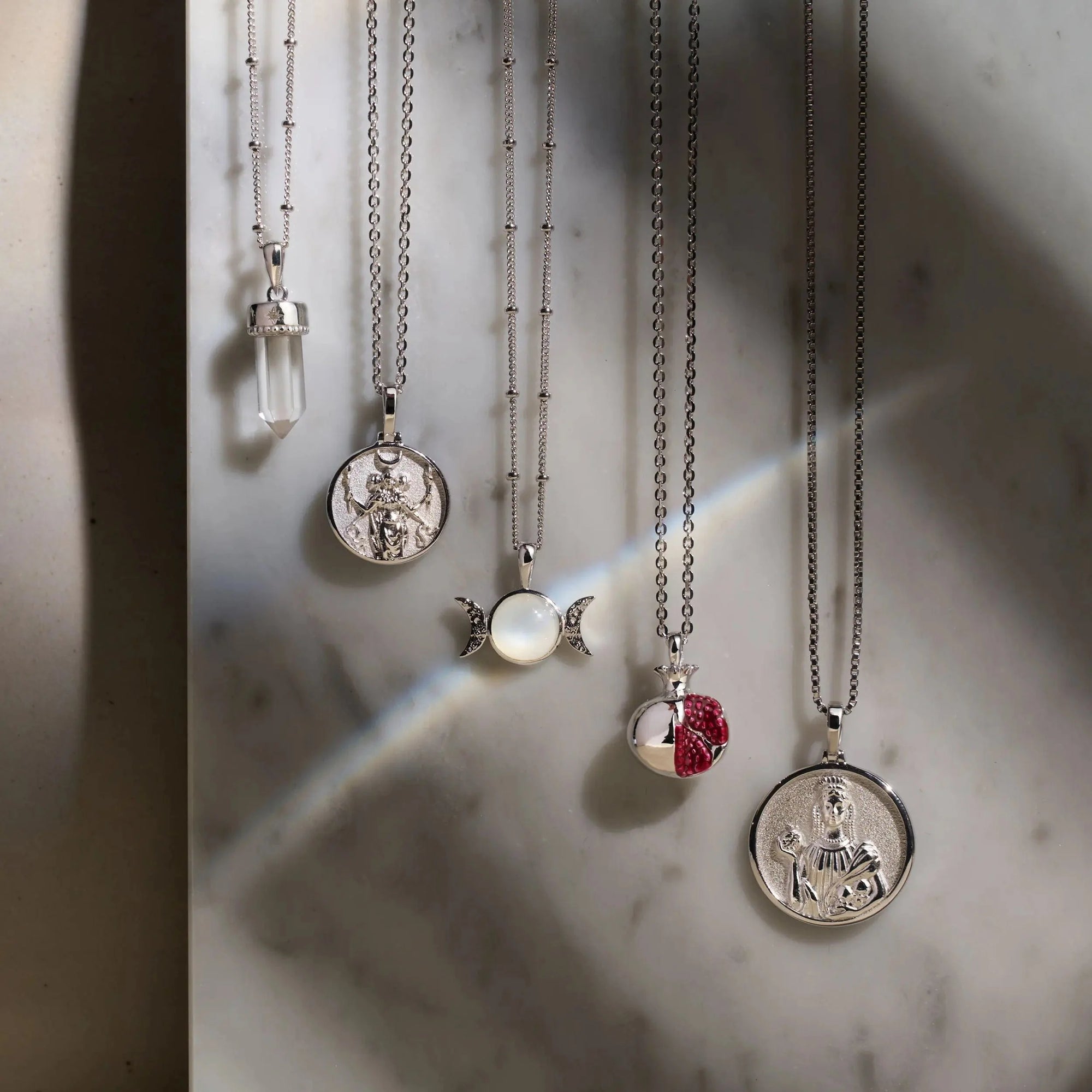 Pomegranate Necklace | 14K Yellow Gold Vermeil