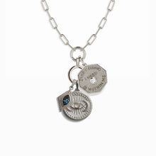 Cosmic Affirmation Charm Necklace | Sterling Silver | Multi