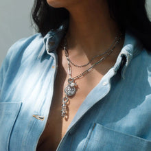 Witch Goddess Charm Lariat | Sterling Silver