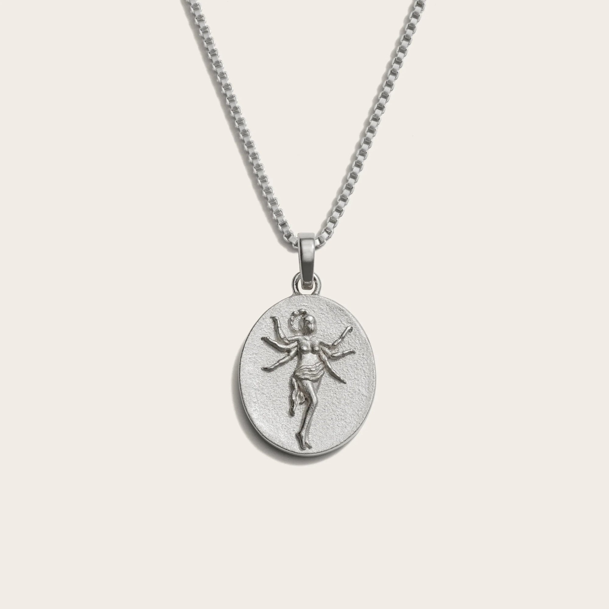 Zodiac Goddess Necklace | Sterling Silver