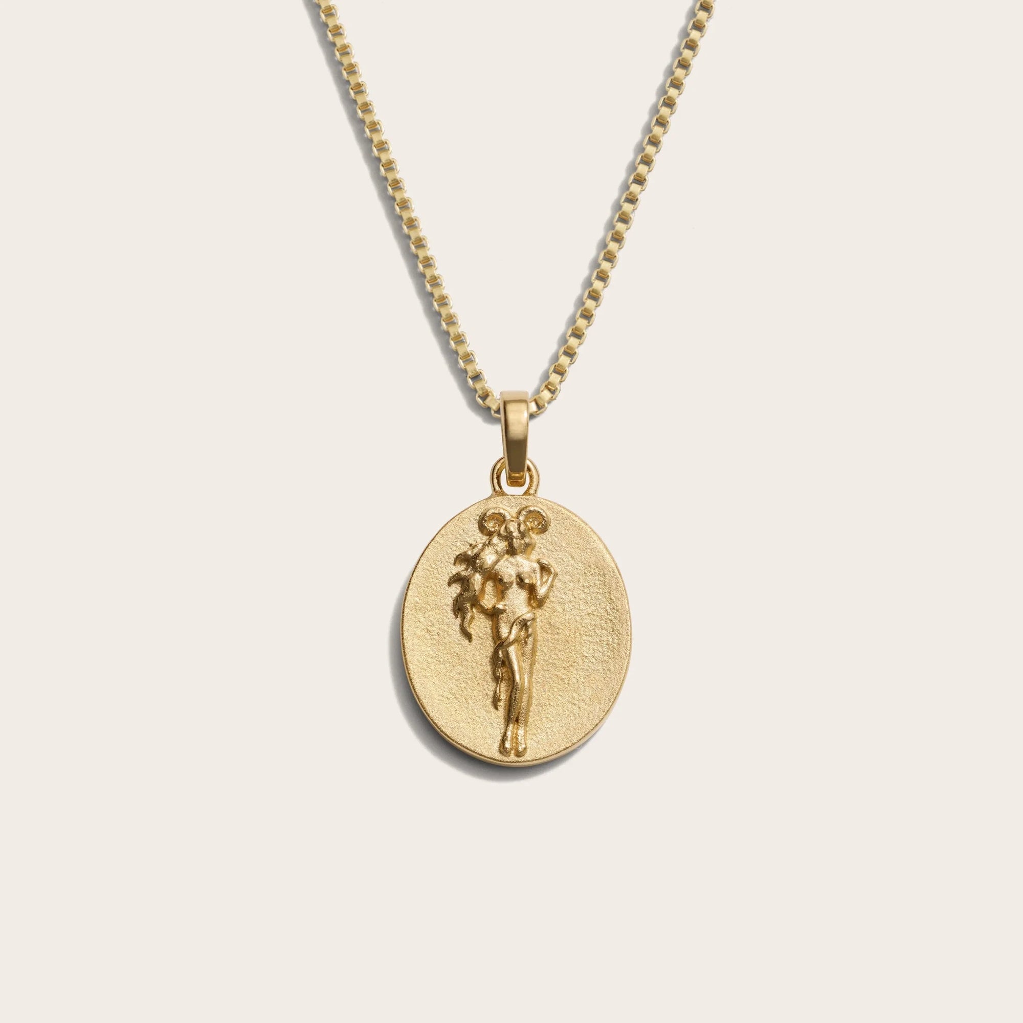 Zodiac Goddess Necklace | 14K Yellow Gold Vermeil