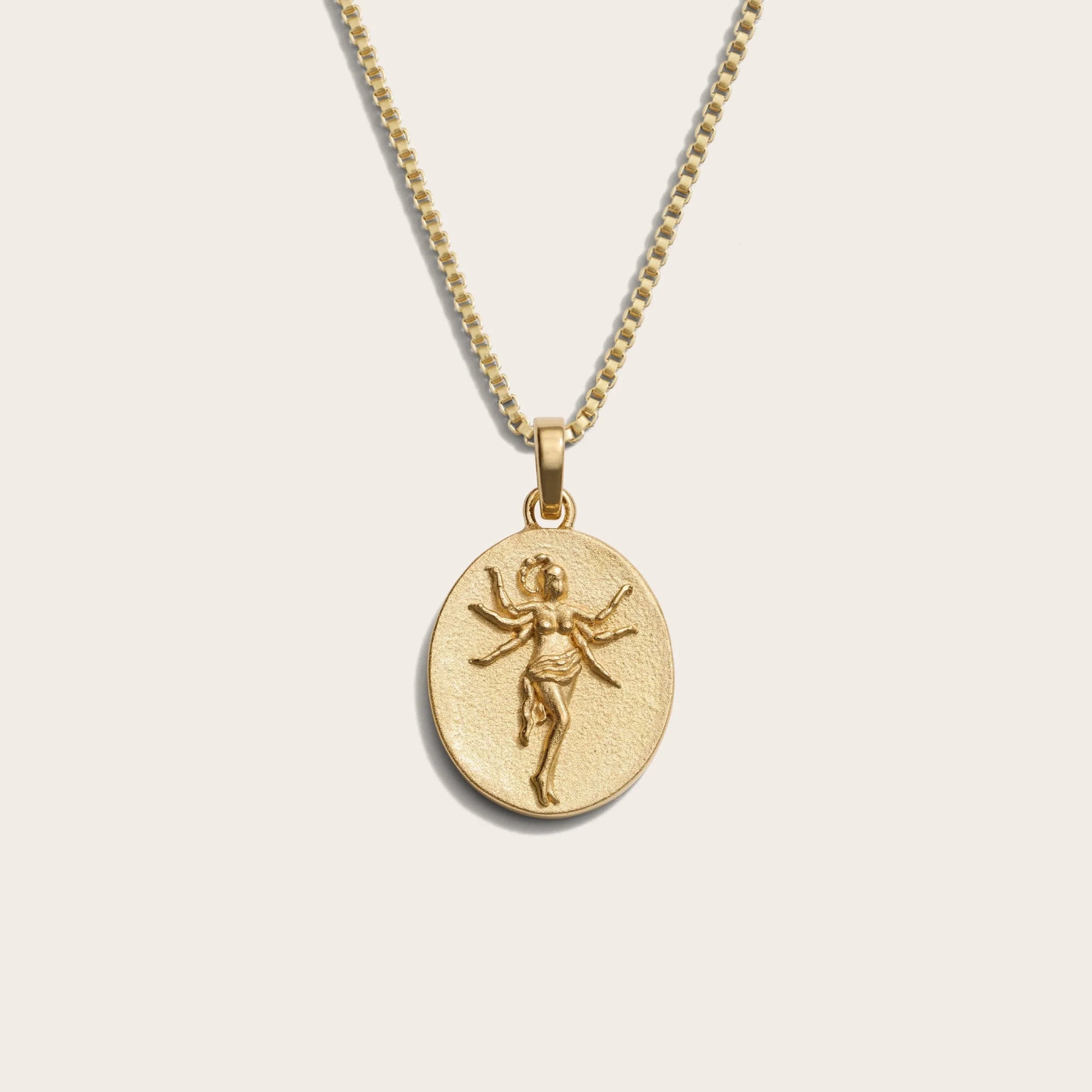 Zodiac Goddess Necklace | 14K Yellow Gold Vermeil