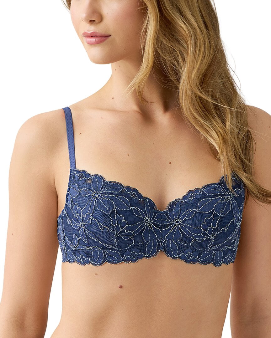 b.tempt'd by Wacoal | Womens | Feeling Famous Balconette Contour Bra | Blue