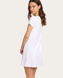 Womens | Baby Jean Dress | Chalk Pointelle