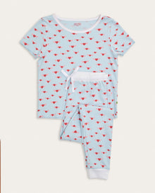 Womens | Baby Jean Jogger Set - Angel Hearts | Sky