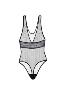 Bare High Leg Bodysuit | Black