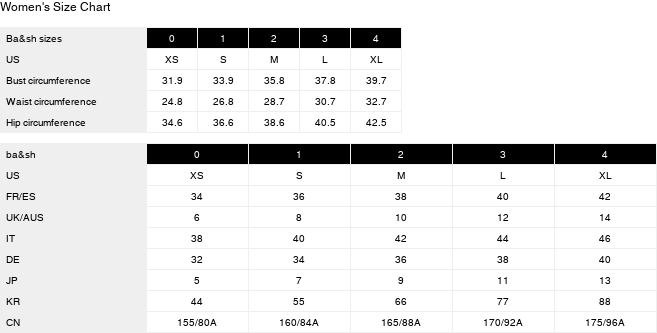 Product size guide