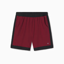 Breathable Mesh Lounge Shorts with Modal Lining | Cabernet/Black