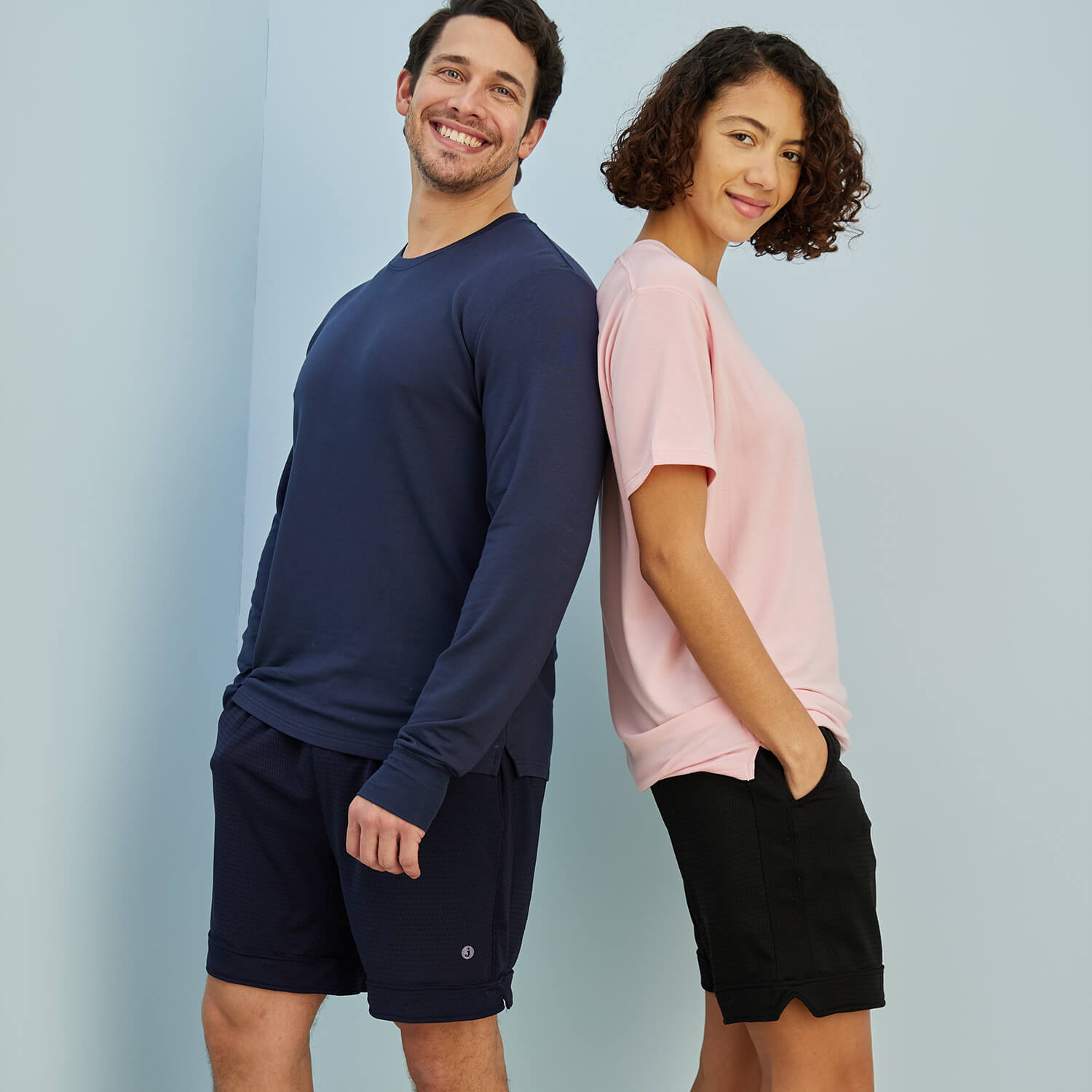 Lined Mesh Lounge Shorts | Navy