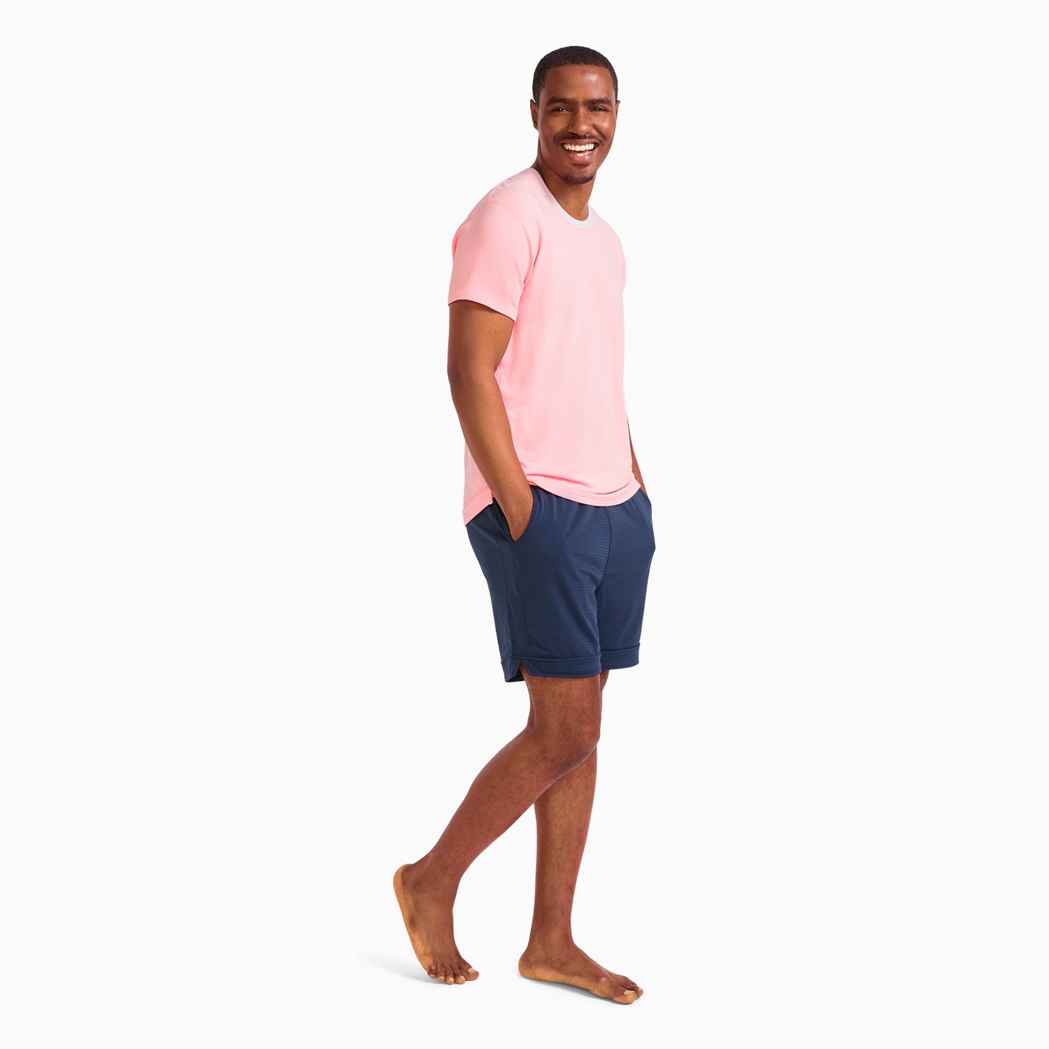 Lined Mesh Lounge Shorts | Navy