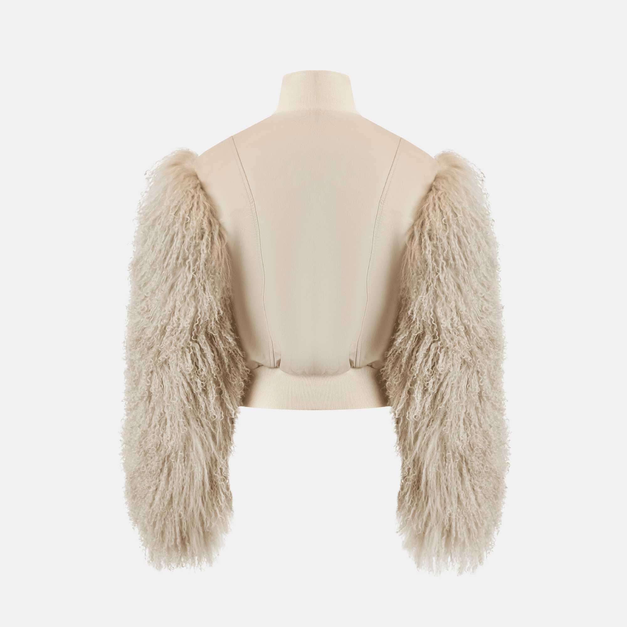 OW Collection BEX Fur Jacket Jacket 036 - Tan