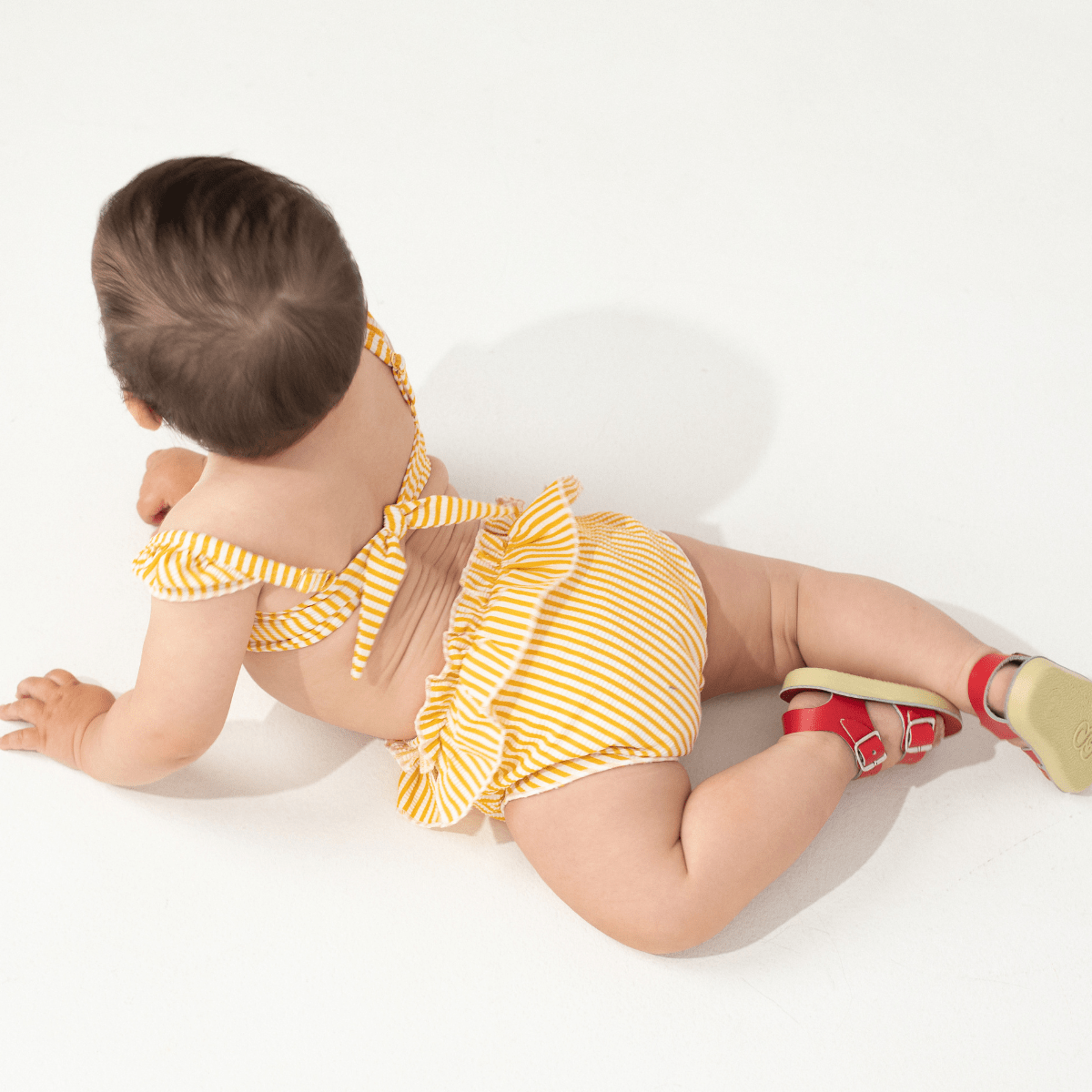Kids | Cabana Bikini Set | Canary Stripe