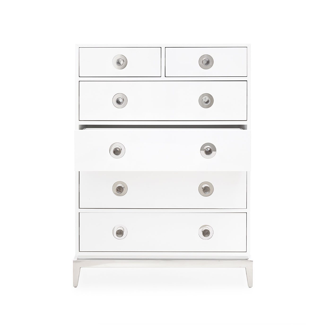 Channing Six-Drawer Chest | White