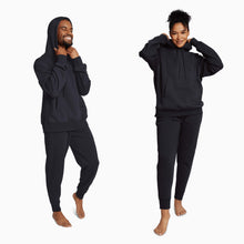 Chilluxe Brushed Fleece Hoodie | Black