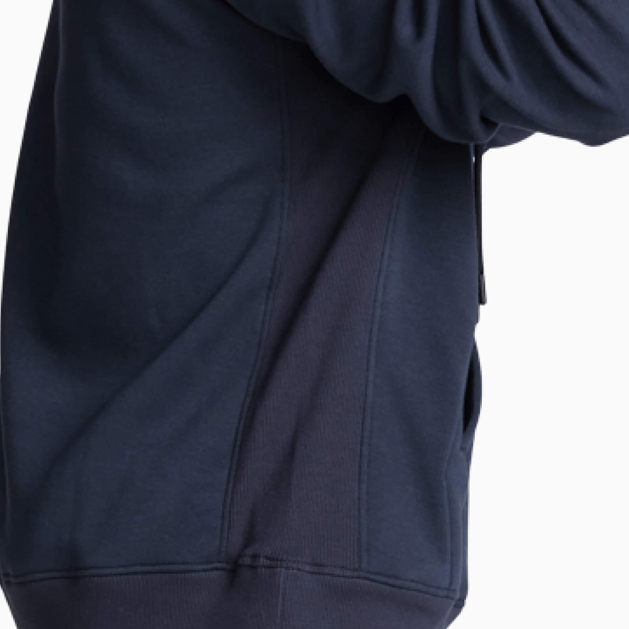 Heavyweight Recycled Fleece Hoodie | Navy/Black