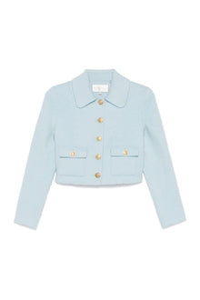 Lettie Wool Military-Inspired Jacket | Cosmic Sky