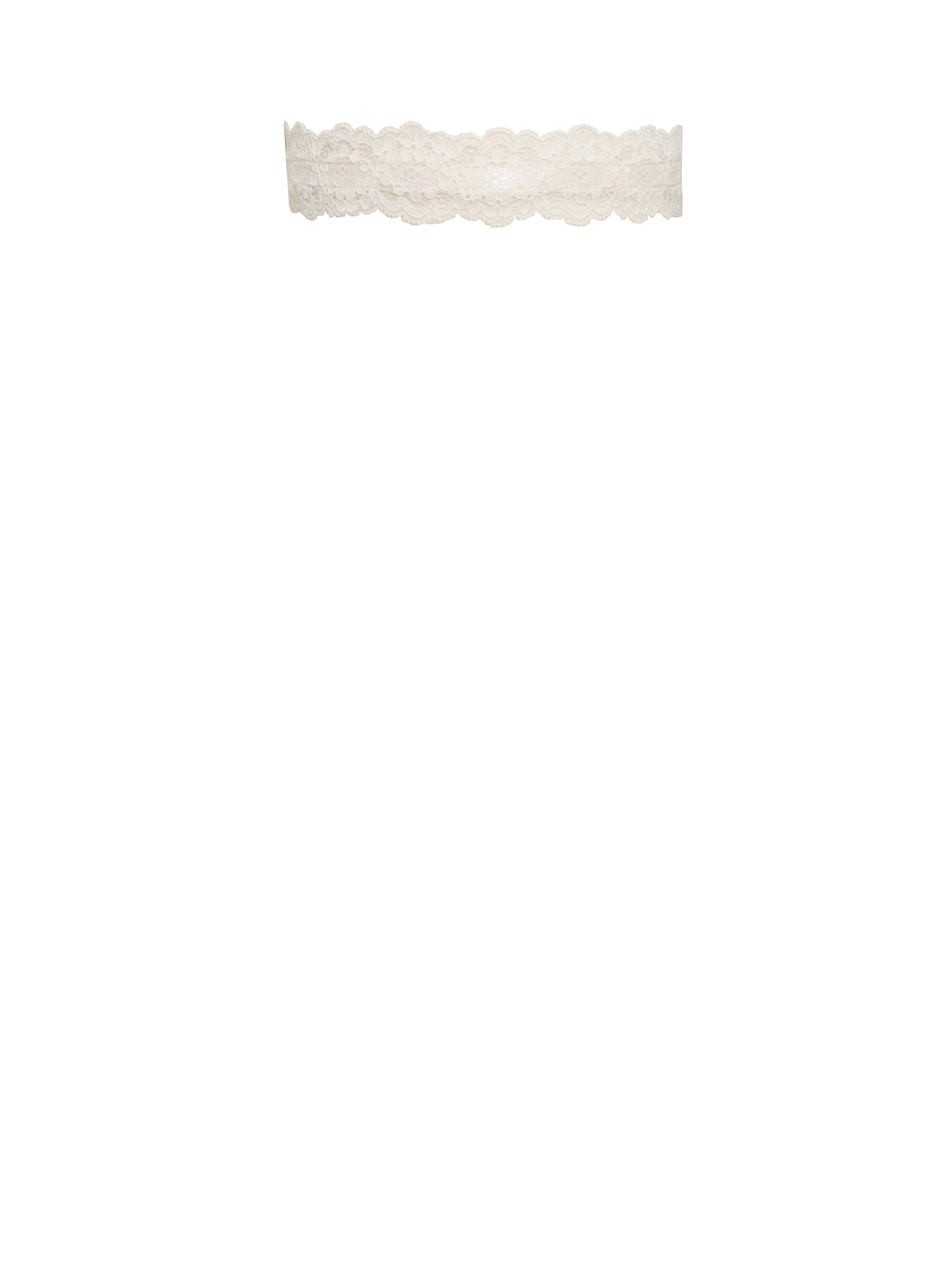 Lace Luxe Leg Garter | Beige