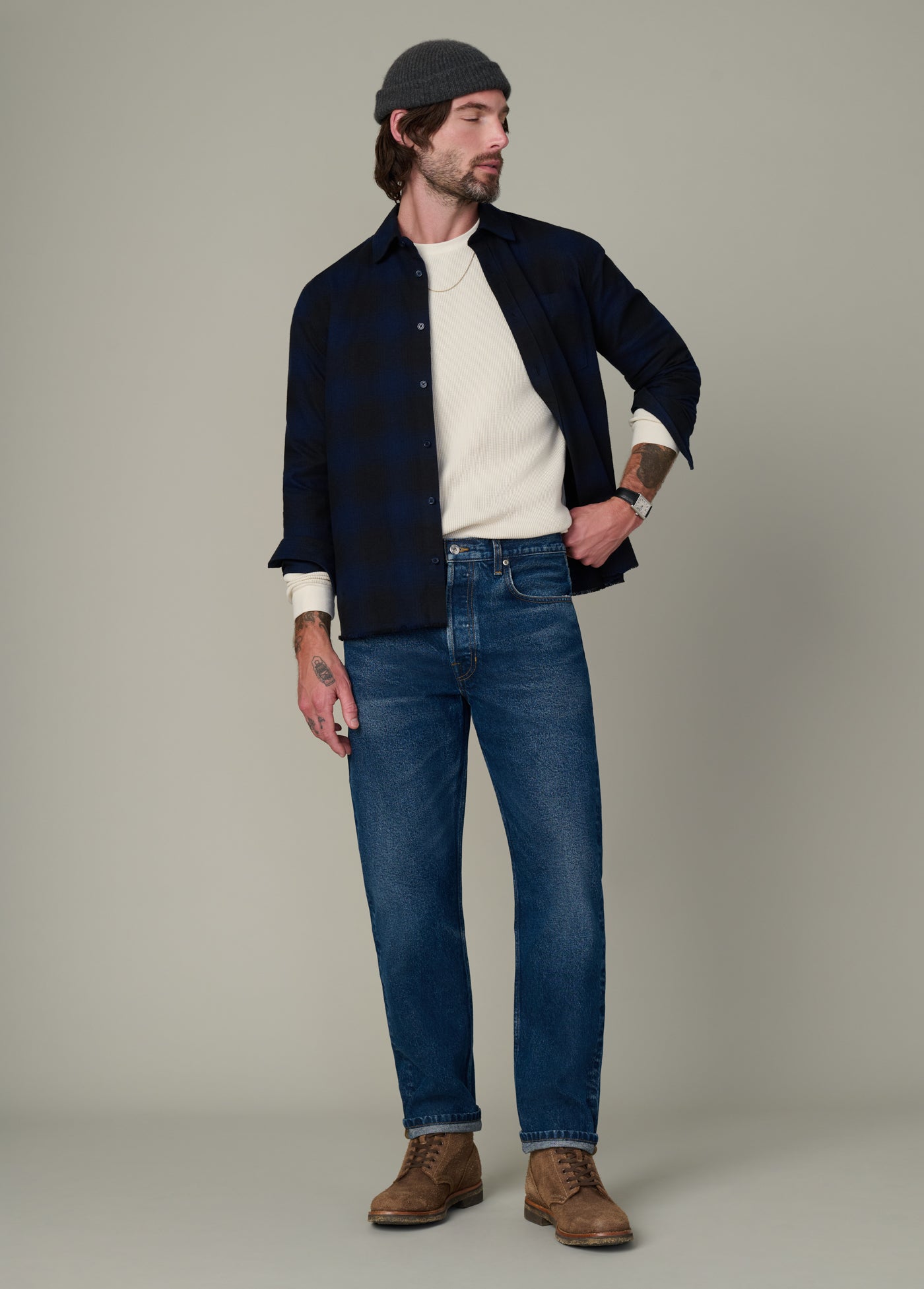 The Joe Westlake 30" Inseam straight leg jeans, classic fit with durable denim – comfortable and stylish men's straight leg jeans
