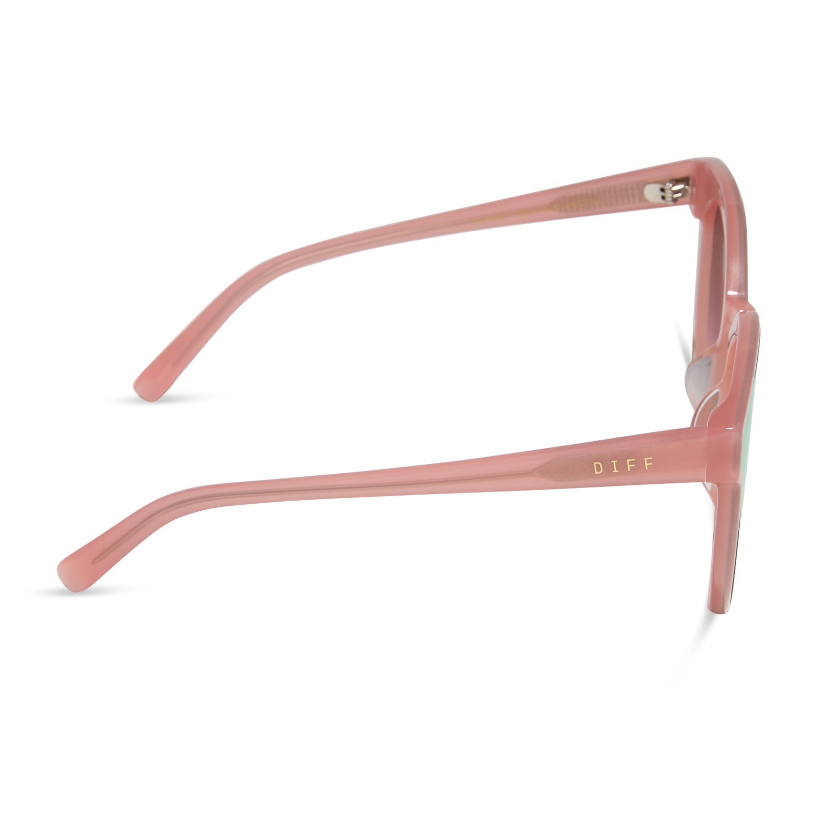 Womens | Gemma Sunglasses | Peach | Cool Matcha Gradient Lenses