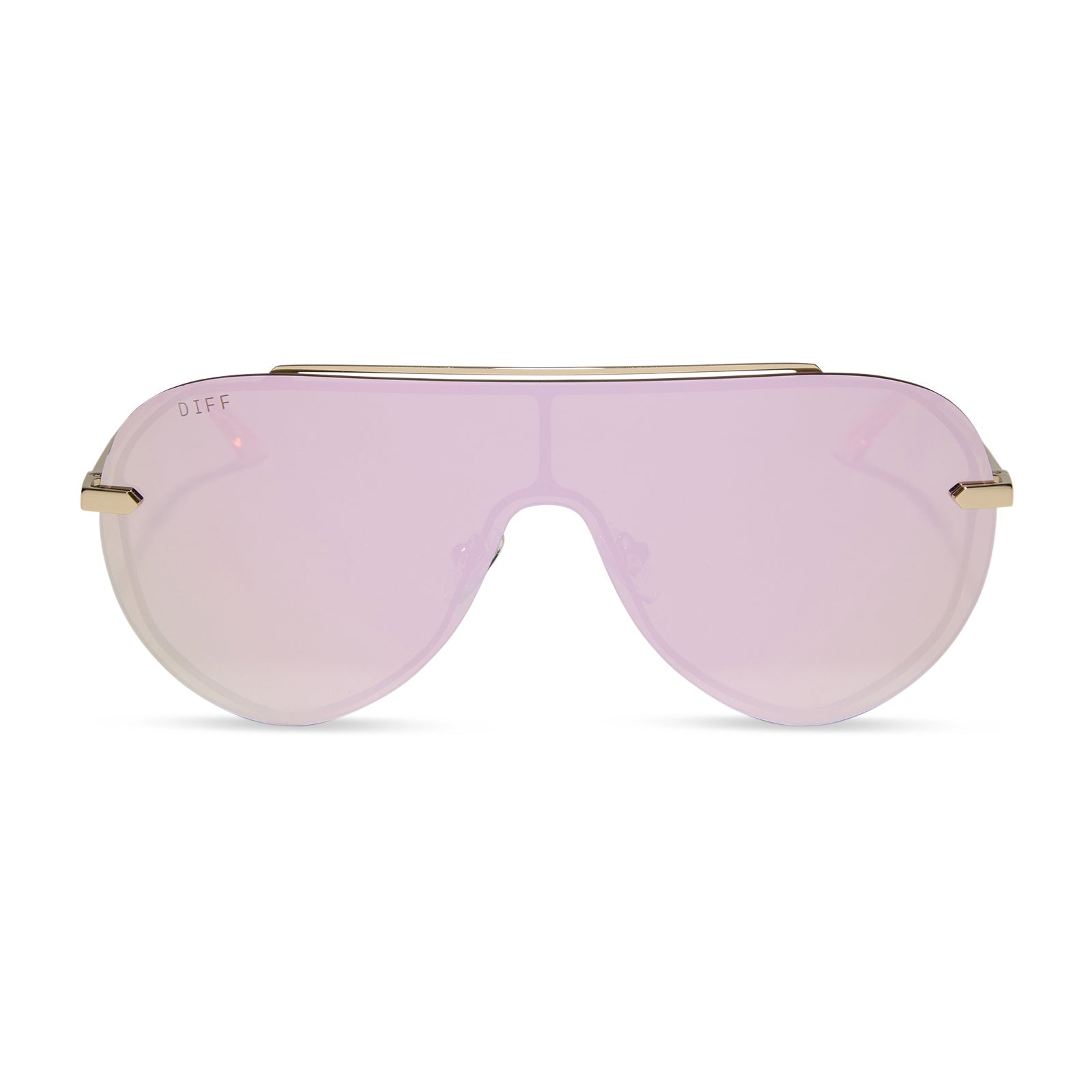Unisex | Imani Sunglasses | Gold | Cherry Blossom Lenses