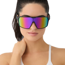 Unisex | Charge Sunglasses | Matte Black | Pink Rush Polarized Lenses