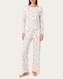 Womens | Ellie PJ Set in Big Red Trucks | Snow
