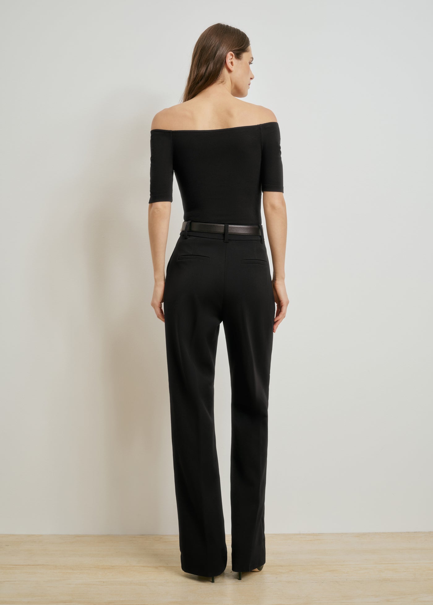 The Sara Half Sleeve Top | Black
