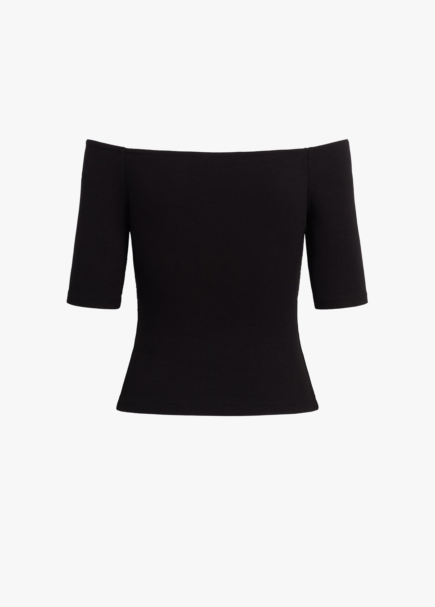 The Sara Half Sleeve Top | Black