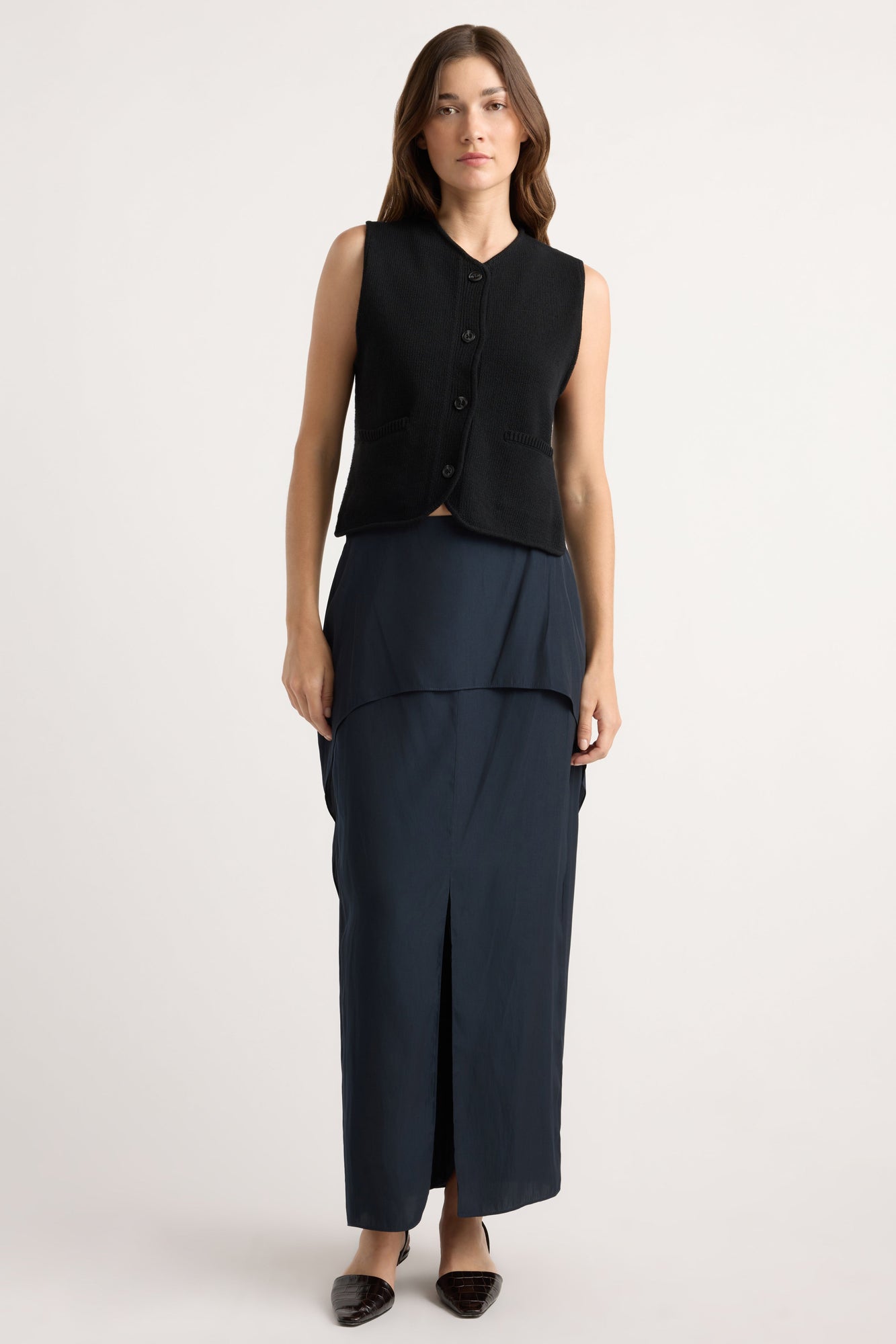 RenÃ©e | Fleur Layered Maxi Skirt in Size Small