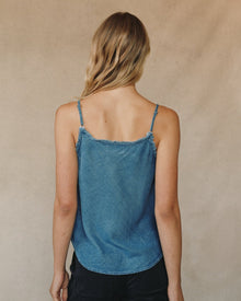 Frayed Cami | Skyline Spray Wash