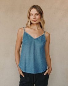 Frayed Cami | Skyline Spray Wash